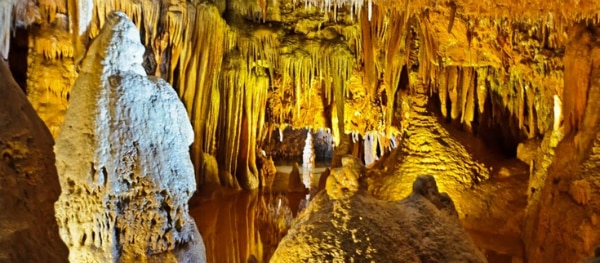 Baredine grot in Istrië