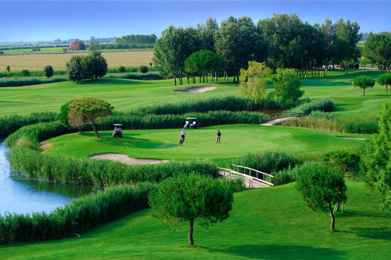 18-Loch-Golfplatzes