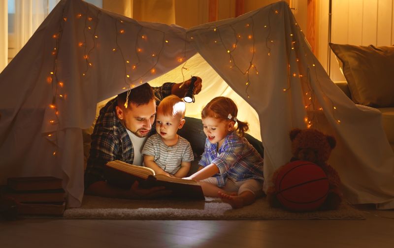 Selbstgebautes Glamping-Zelt Selbstgebautes Glamping-Zelt
