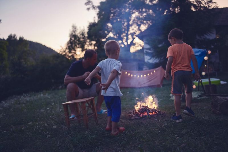 Campen Lagerfeuer