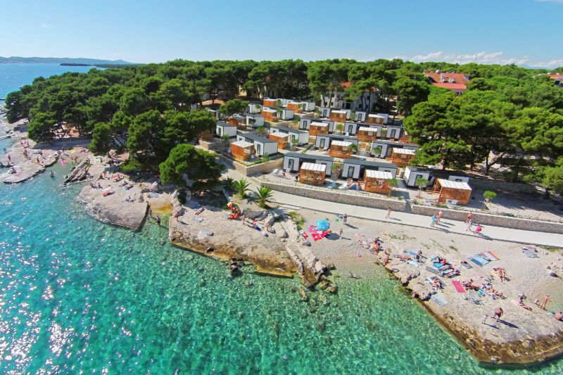 Mobilheim direkt am Meer und Strand