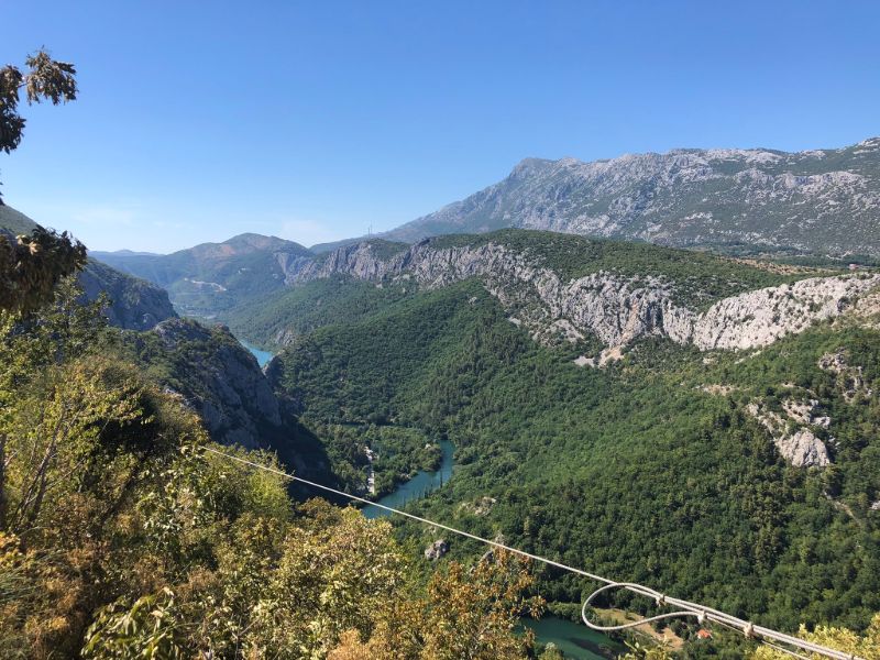 Aussicht auf die Cetina