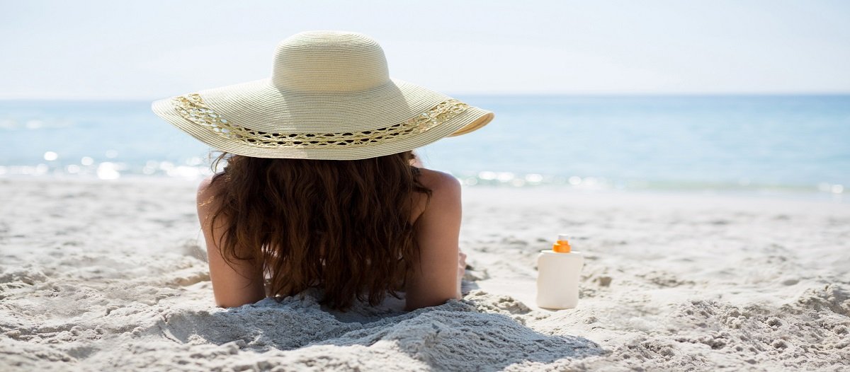 sonne hut strand sonnencreme