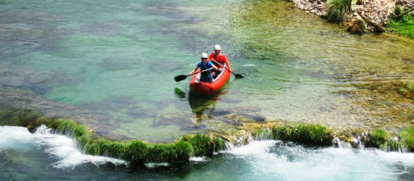 Kanustrecke in Kroatien