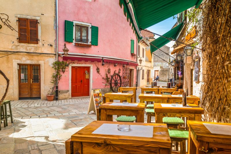 Altstadt von Poreč in Kroatien