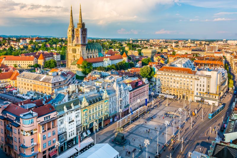 Ban-Jelačić-Platz in Zagreb