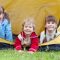 Campingurlaub zu Hause mit Kindern