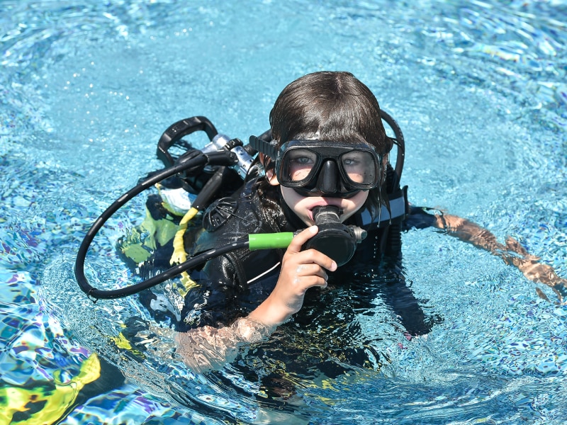 Wassersportarten für Kinder: Tauchen