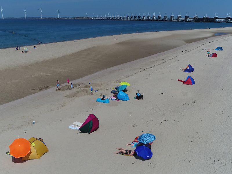 Strände in Zeeland: Der Banjaardstrand in Kamperland