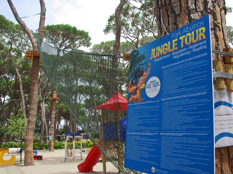 Jungle Tour im Campingpark Albatros.