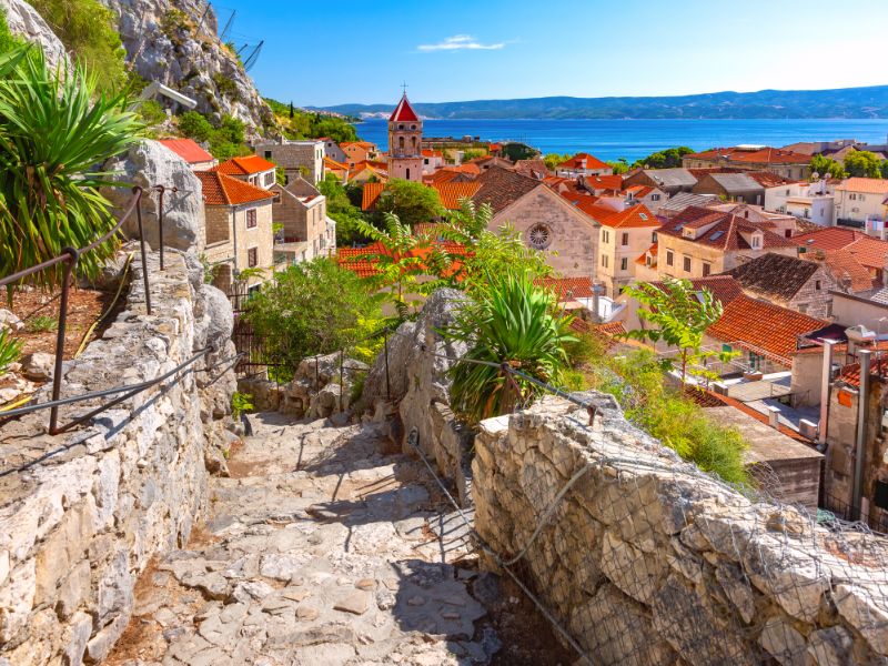 Wanderweg in Omis