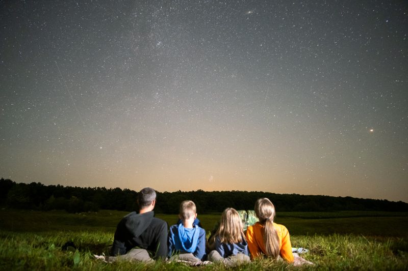 Sternenhimmel Familie Urlaub