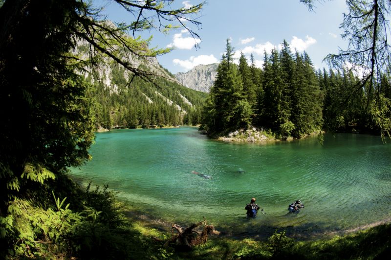 Bergsee Tauchen