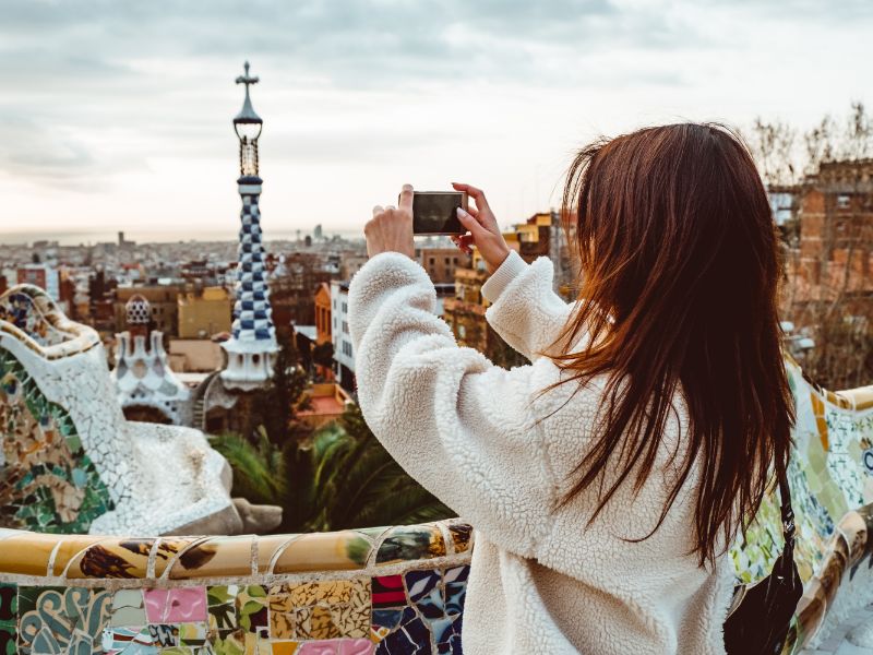 Sonnige Reiseziele im Winter Barcelona