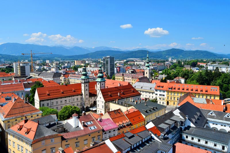 Ausblick Klagenfurt am Wörthersee