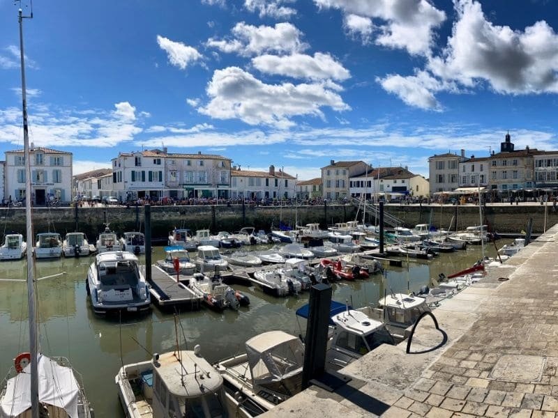 Le magnifique port de La Flotte.