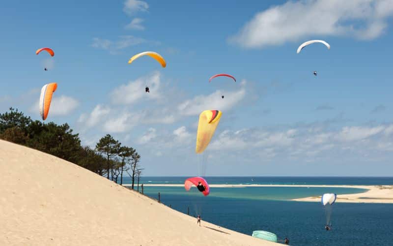 Die Dune du Pilat, in der Nähe des Beckens von Arcachon, ist die höchste Düne in Europa!