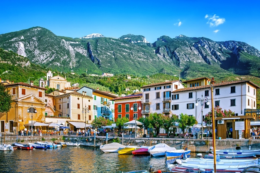 Ein pittoreskes Dorf am Gardasee