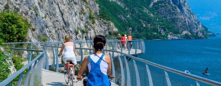 Schöne Fahrradrouten am Gardasee