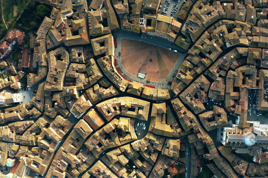 Die Piazza del Campo in Siena